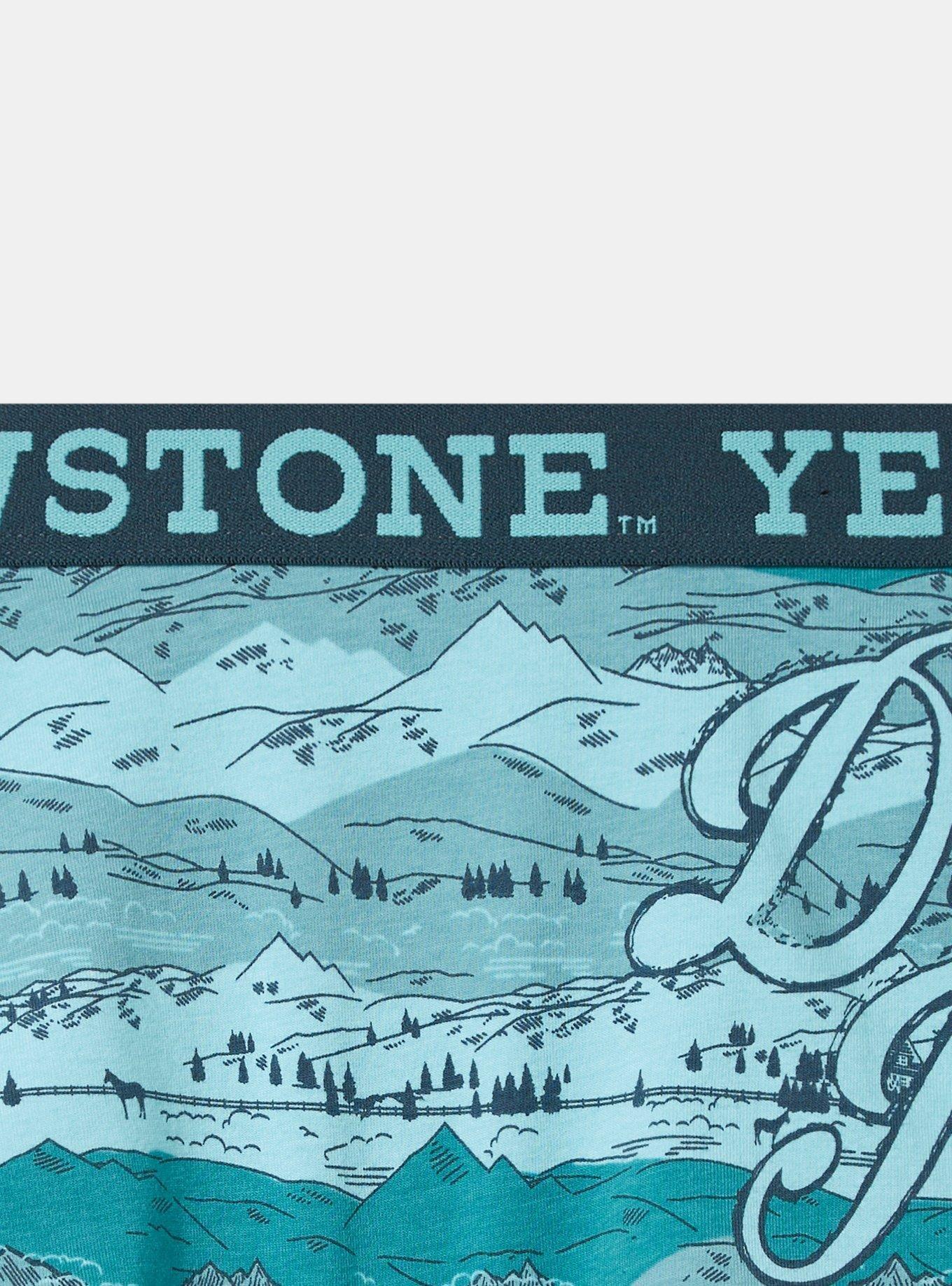 Plus Size - Yellowstone Mid Rise Boyshort Cotton Panty - Torrid
