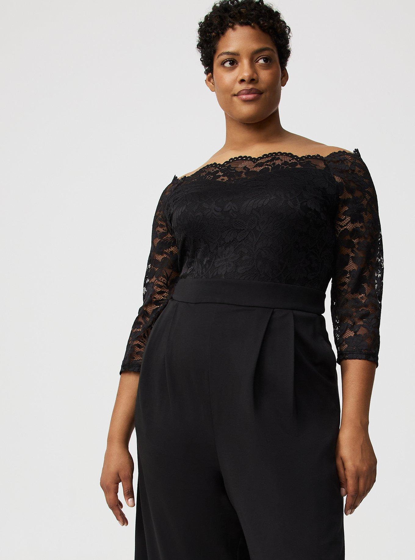 スーツ・フォーマル・ドレス OFF SHOULDER LACE LIKE ROMPERS BRYLEE Wedding Jumpsuit | Short Sequined Jumpsuit with