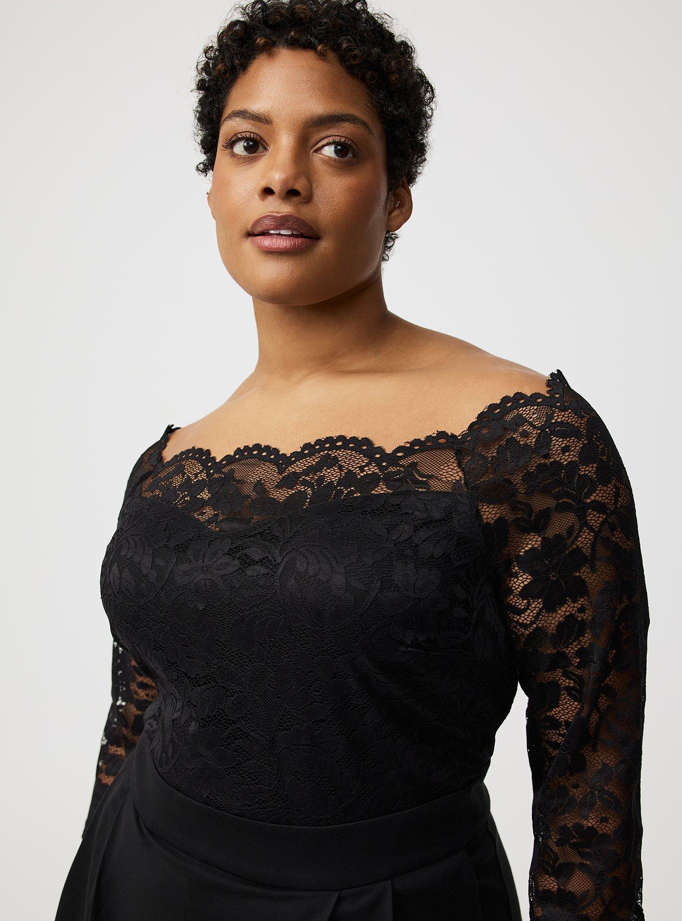 Plus Size - Off-Shoulder Jumpsuit - Torrid