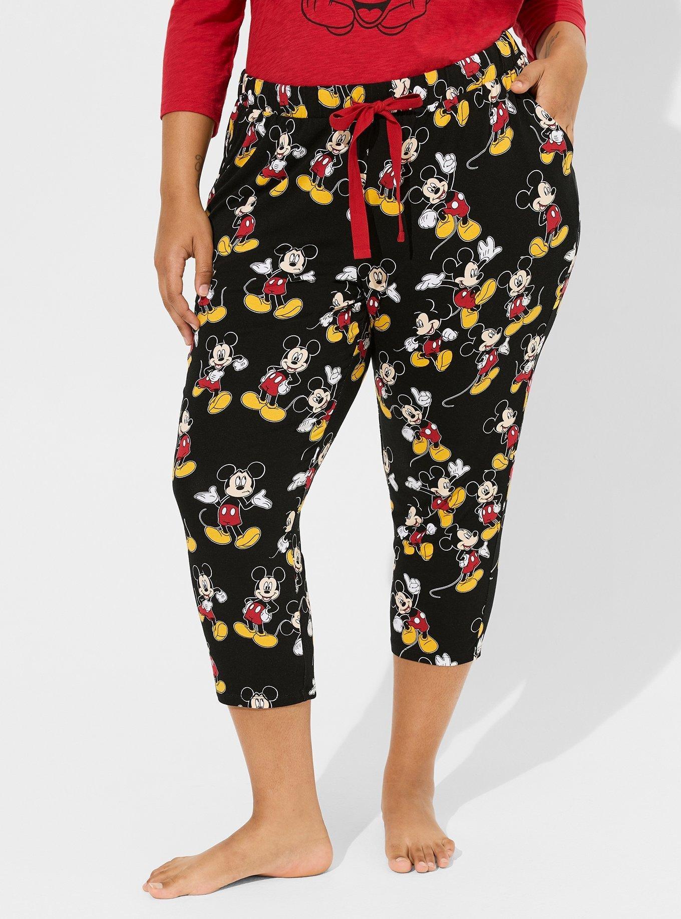 Plus Size - Disney Mickey Mouse Crop Sleep Pant - Torrid