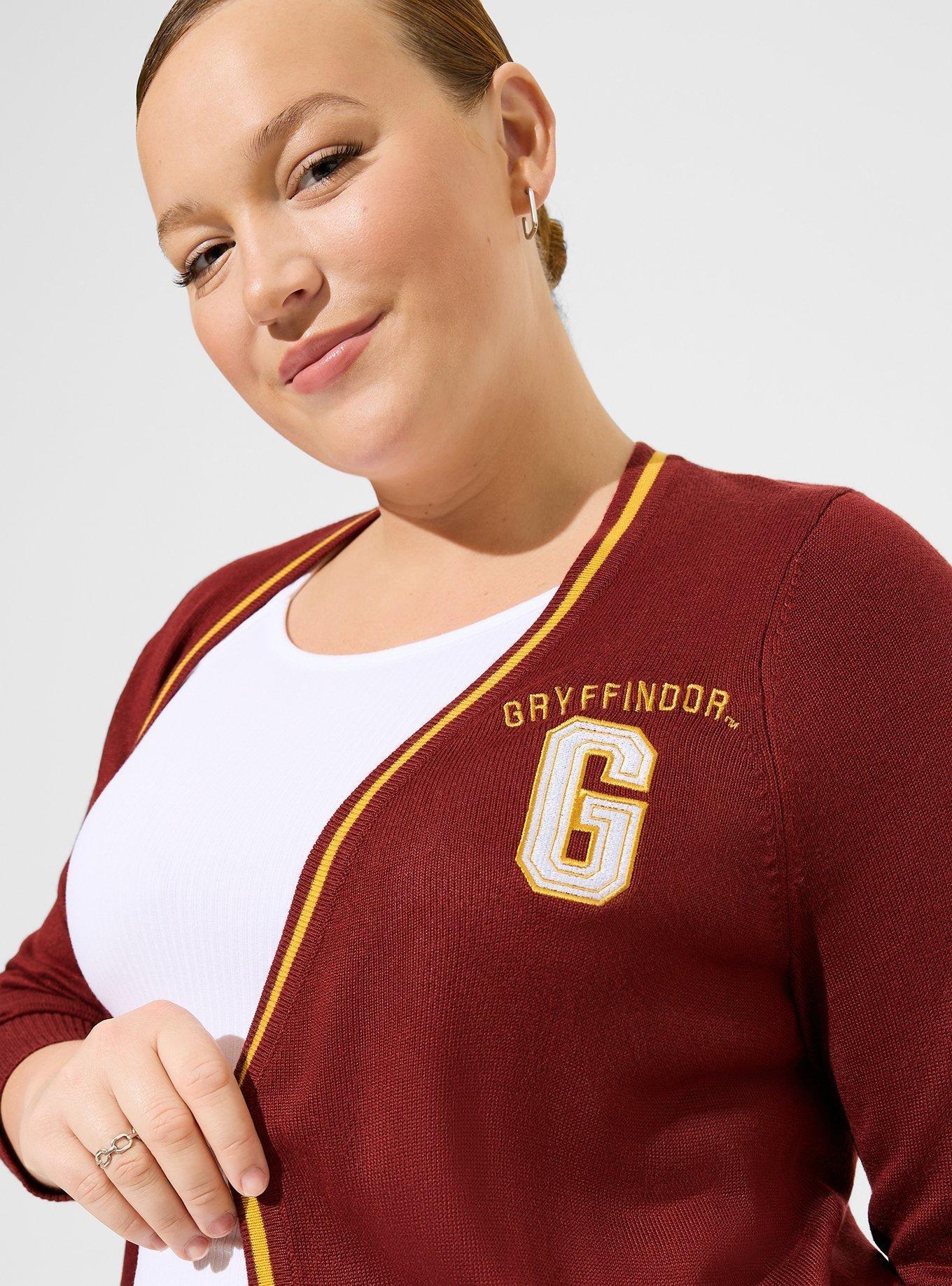 Plus Size Warner Bros Harry Potter Gryffindor Boyfriend Cardigan Torrid