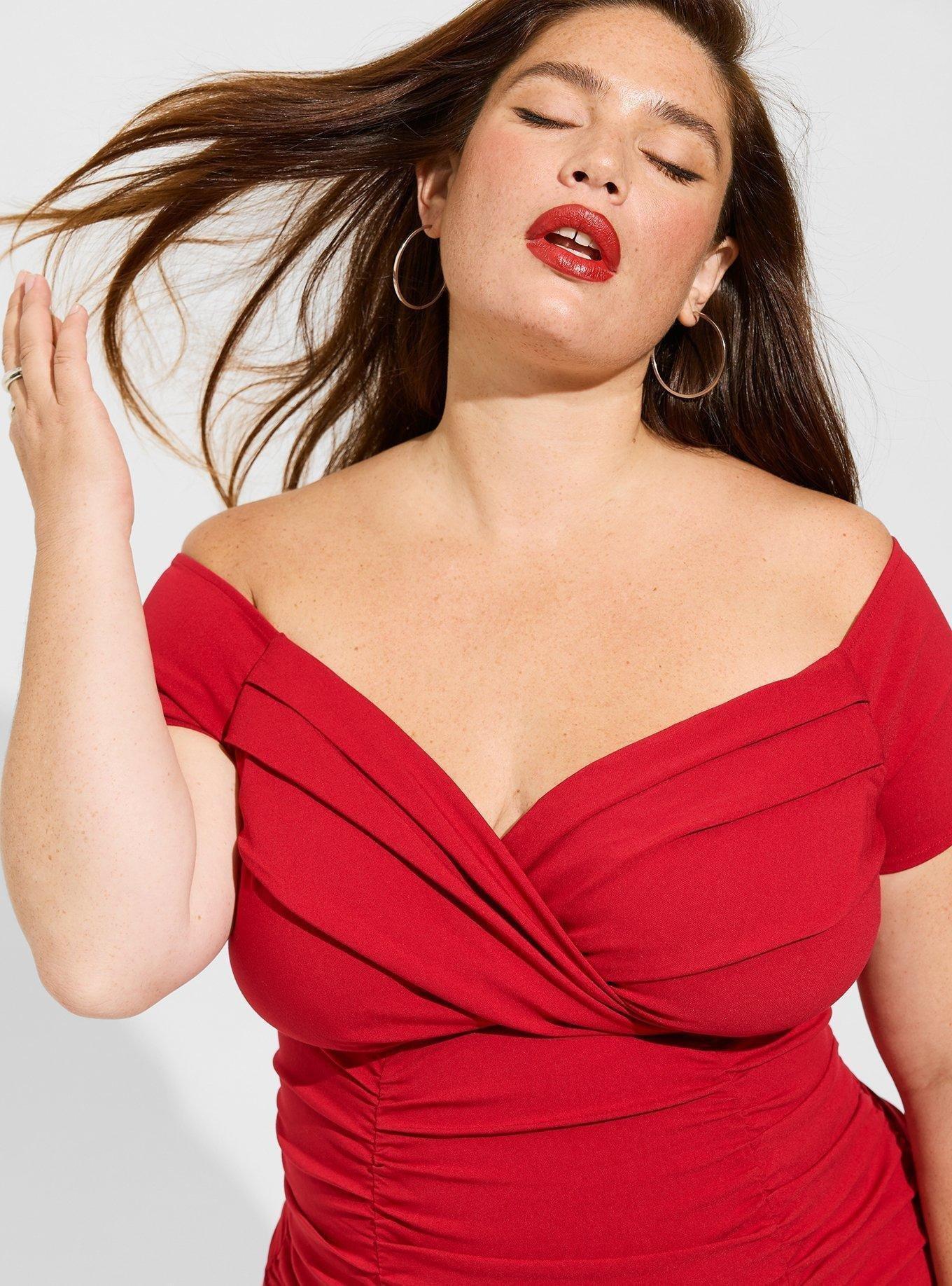 Torrid off the shoulder dress sales