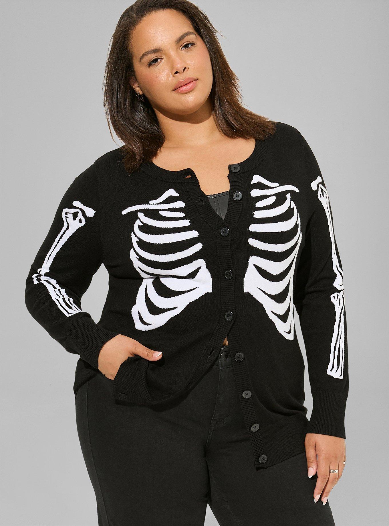 Plus Size - Fitted Cardigan 3/4 Sleeve Sweater - Torrid