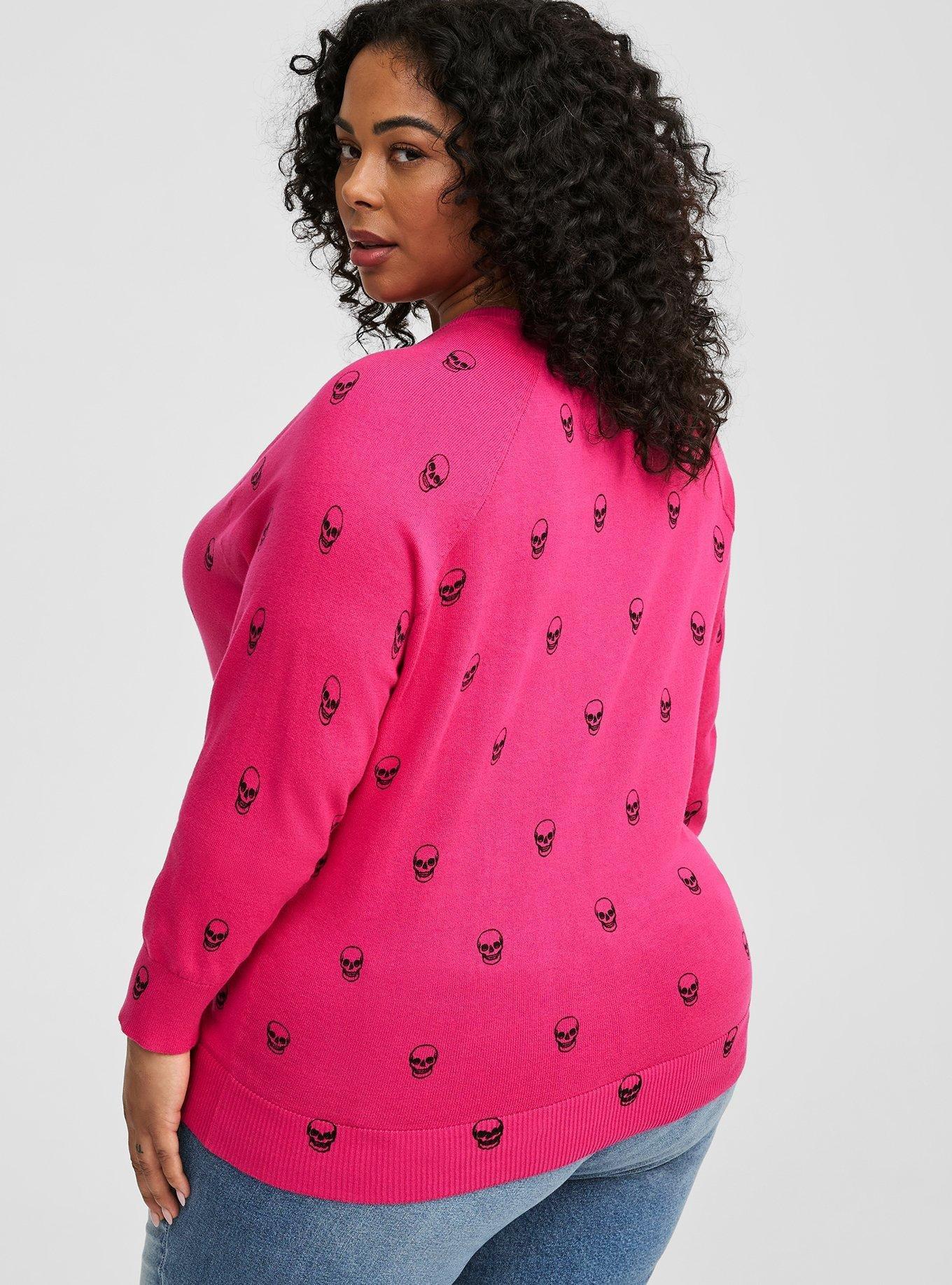 Plus Size Cotton Cashmere Pullover Crew Sweater Torrid