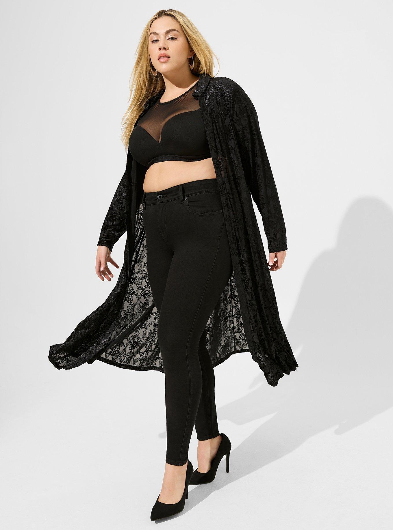 Plus Size - Velvet Duster Kimono - Torrid