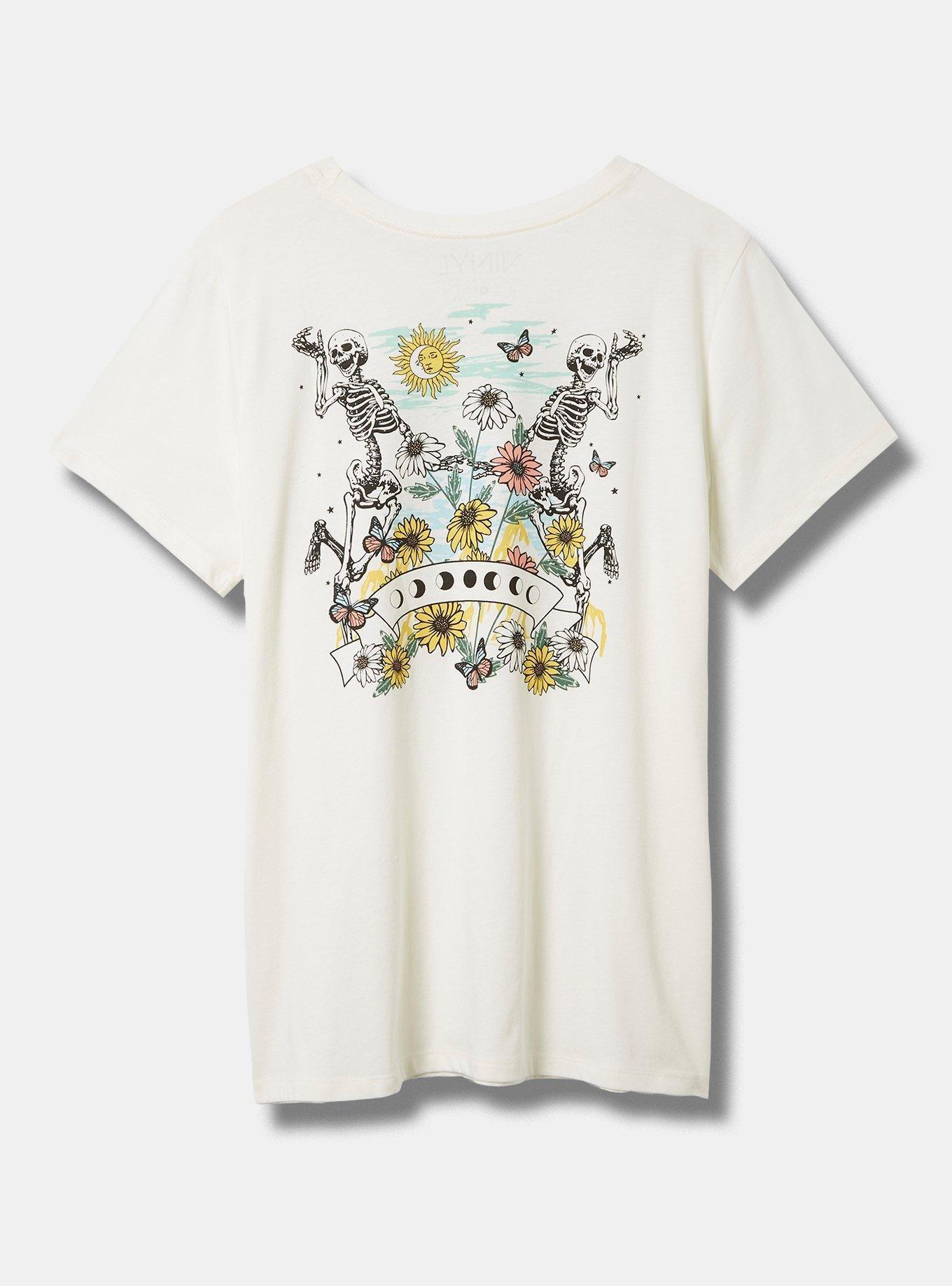 No Bad Days Classic Fit Cotton Crew Neck Tee, MARSHMALLOW, alternate