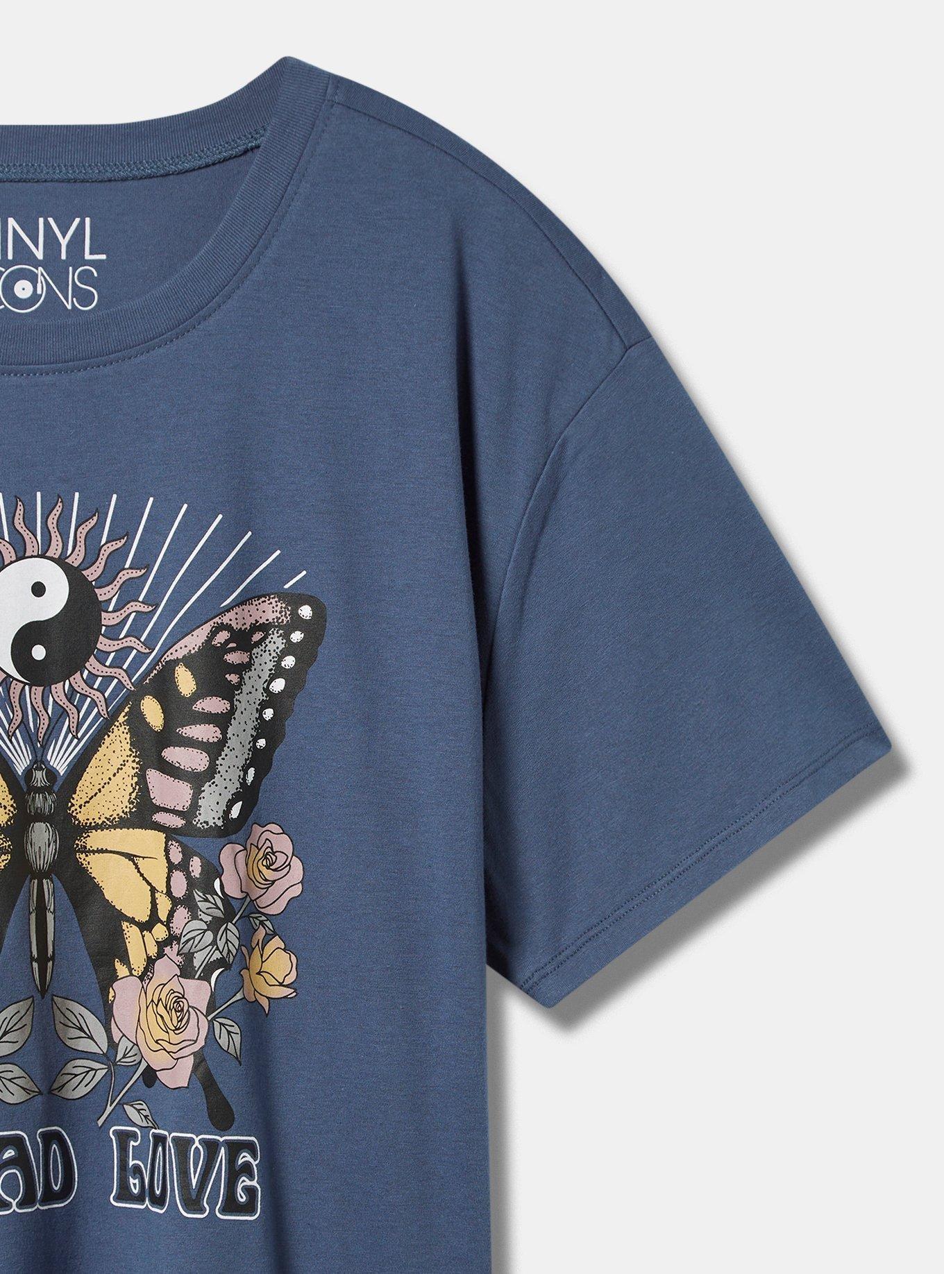 Butterfly crew neck outlet tee