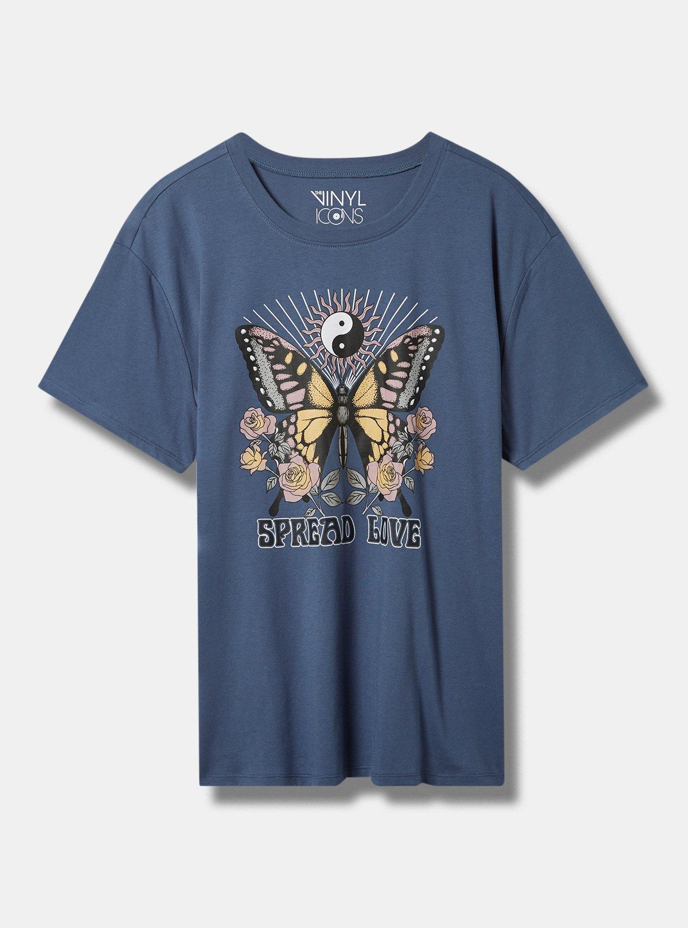 Butterfly crew neck tee hotsell