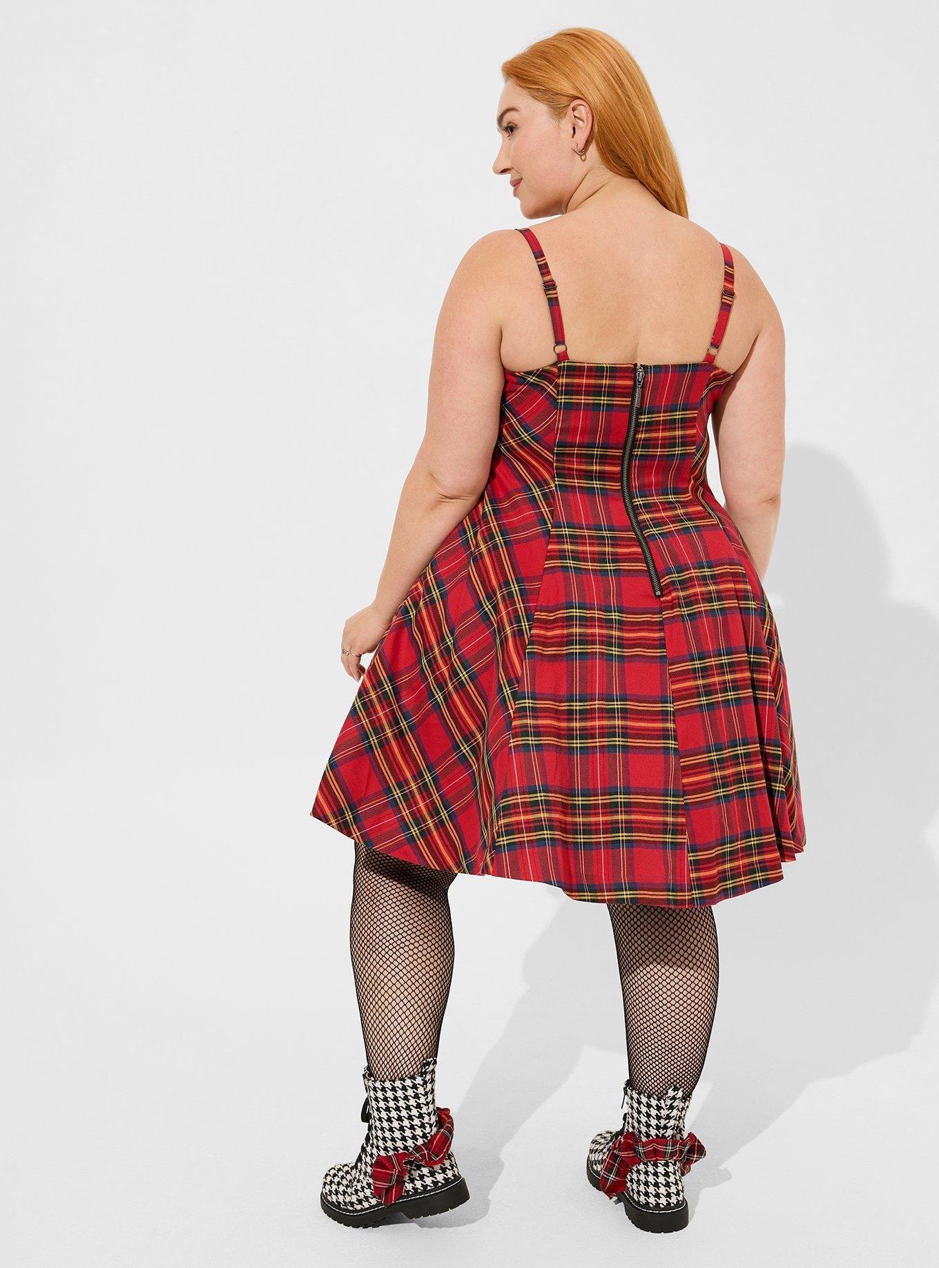 Sweetheart plaid outlet villa skirt