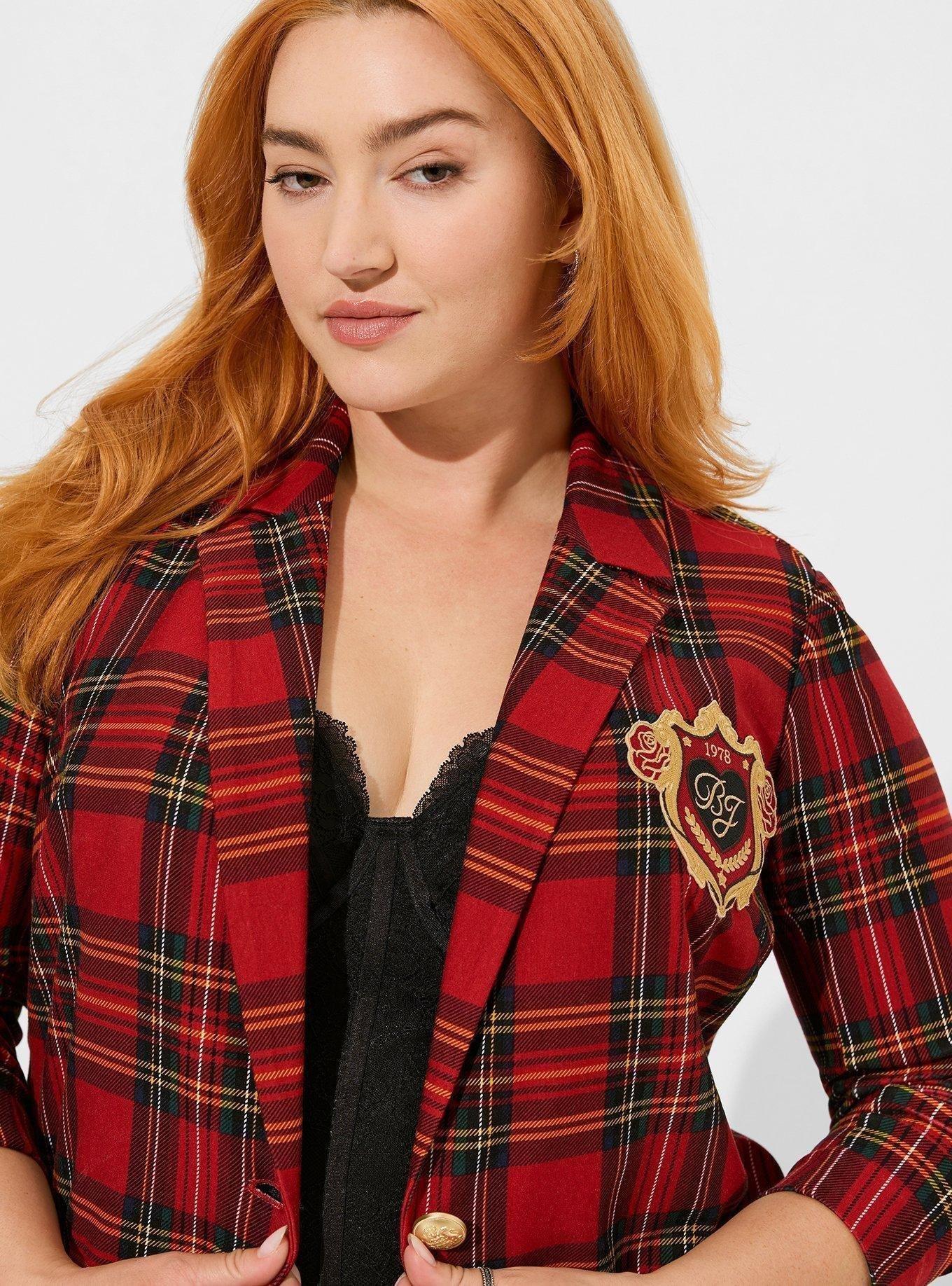 Betsey Johnson Lightweight Ponte Longline Blazer