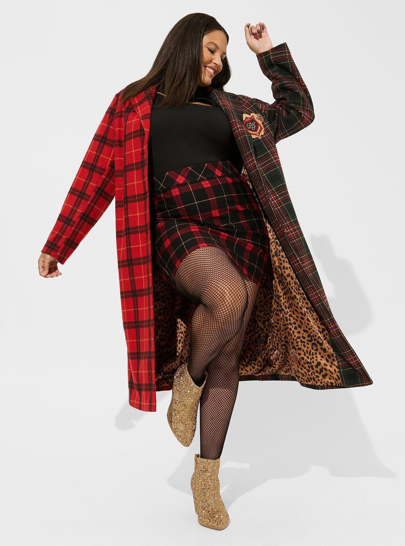 Plus Size - Betsey Johnson Lightweight Car Coat - Torrid