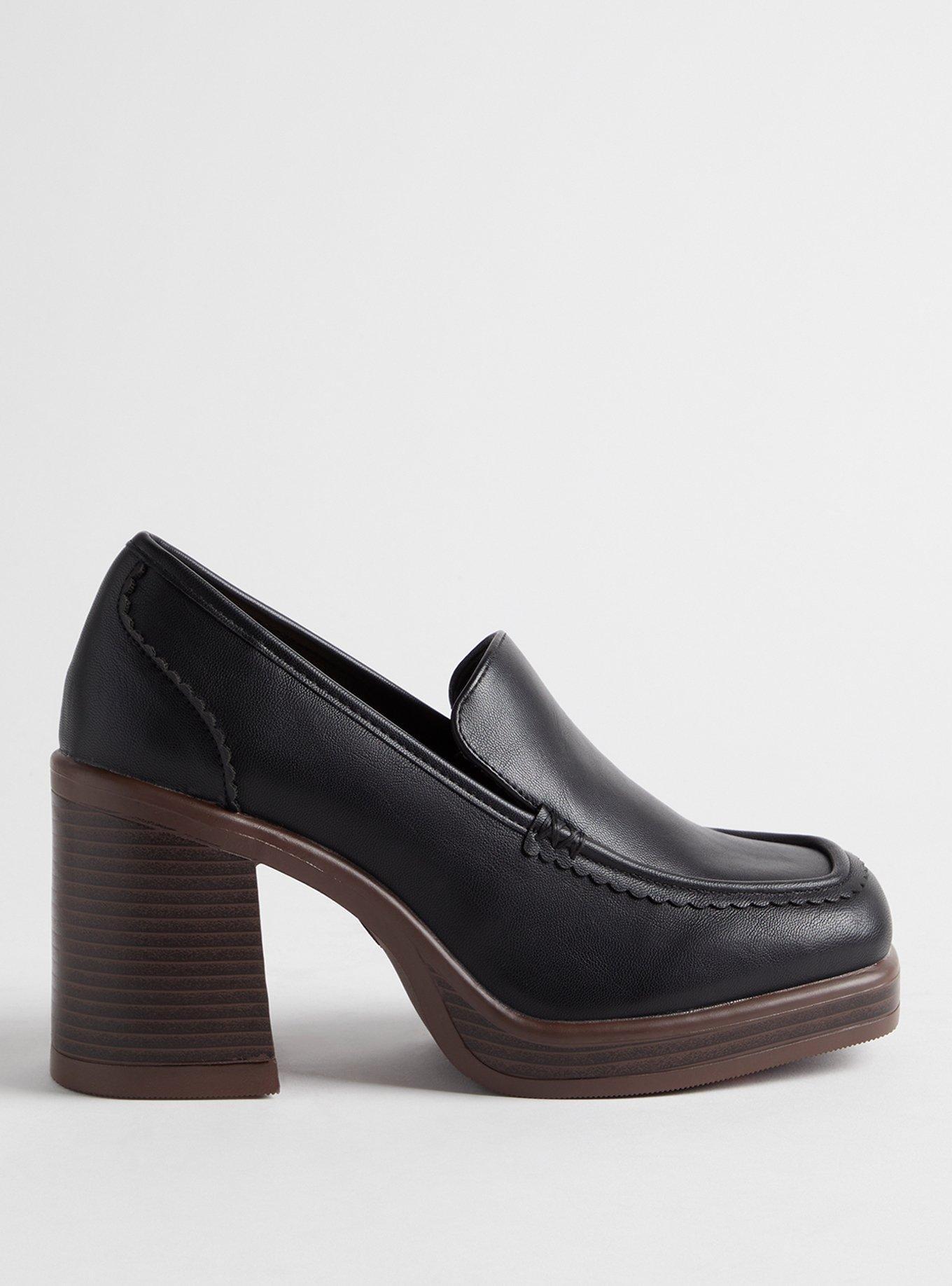 Mock Toe Platform Loafer (WW)