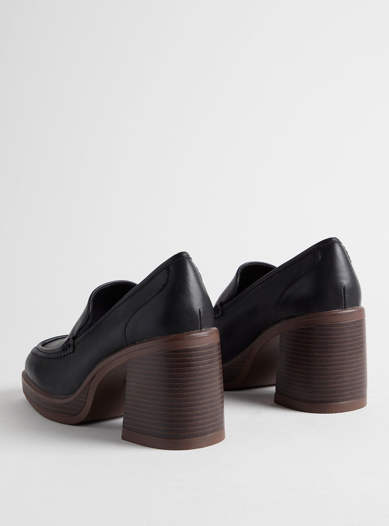 Mock Toe Platform Loafer (WW)