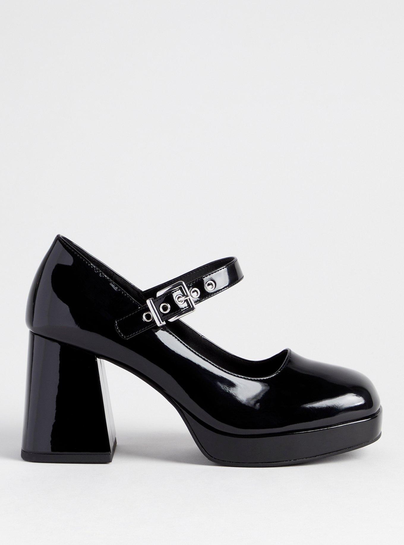 Platform Block Heel Mary Jane (WW)