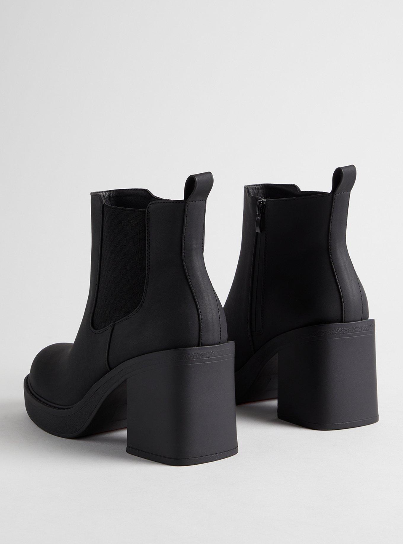 Platform Chelsea Rain Bootie (WW)