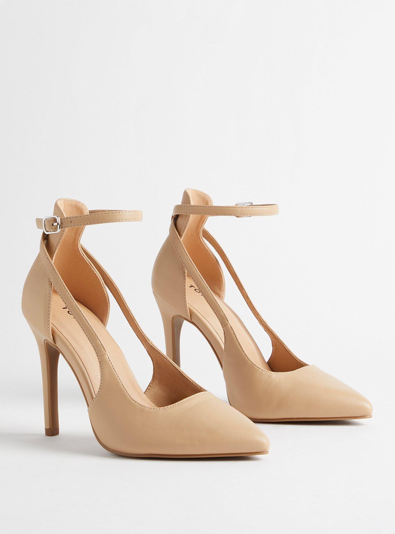 Pointed Toe Ankle Strap Stiletto (WW)