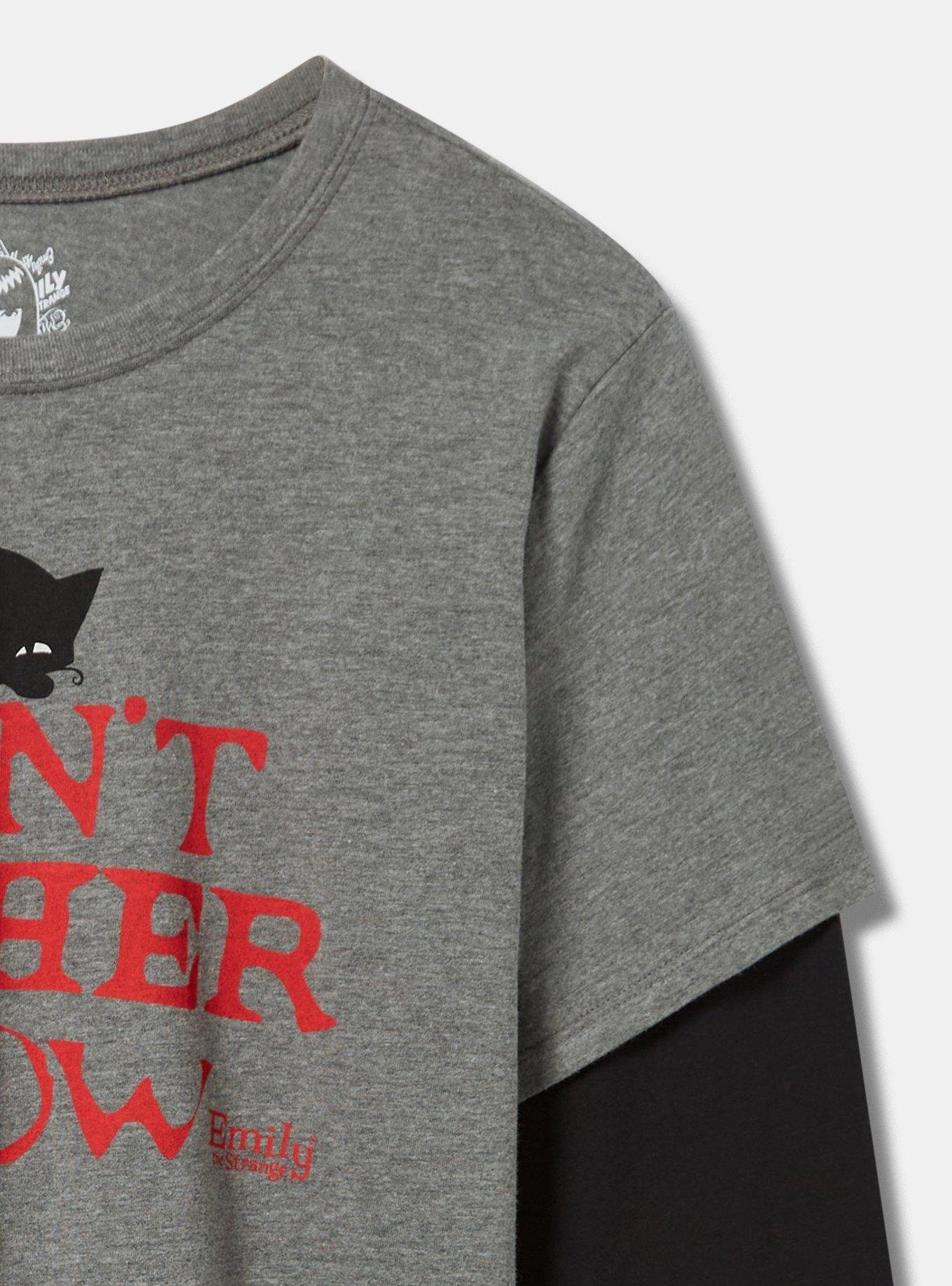 Plus Size - Emily The Strange Classic Fit Cotton 2Fer Tee - Torrid