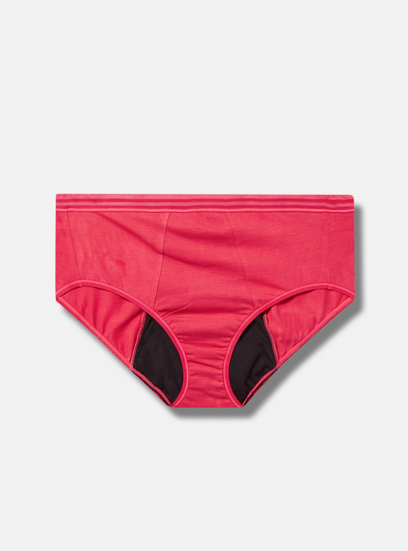 Plus Size - Leakproof Cotton Mid Rise Hipster Panty - Torrid