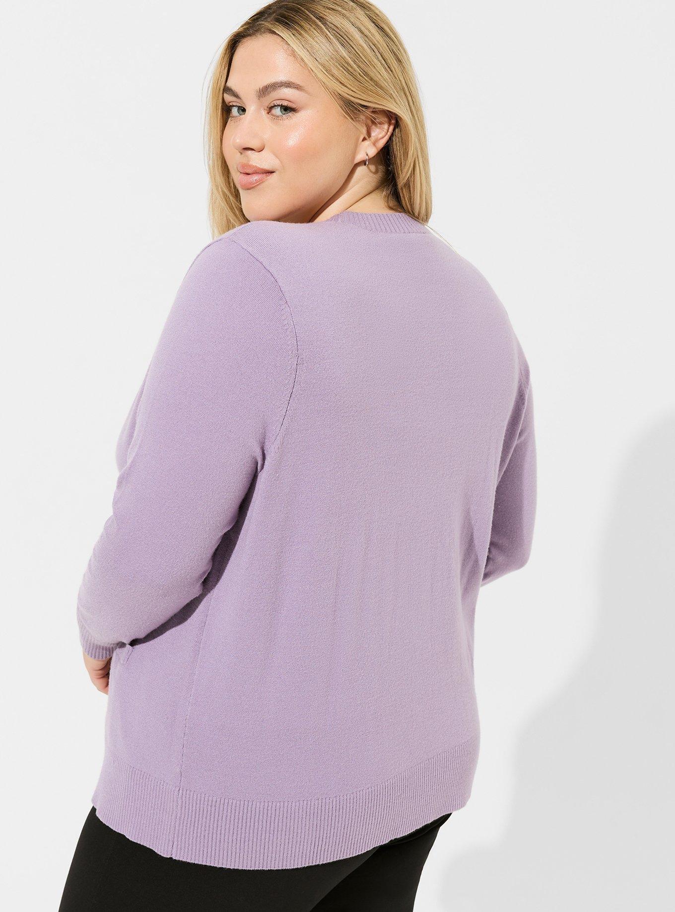 Plus Size - Everyday Soft Cardigan Crew Sweater - Torrid