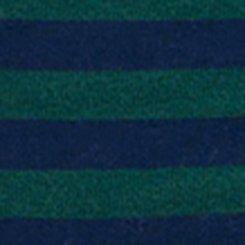 Leakproof Cotton High-Rise Shortie Panty, PUNK STRIPE MEDIEVAL BLUE JUNE BUG, swatch