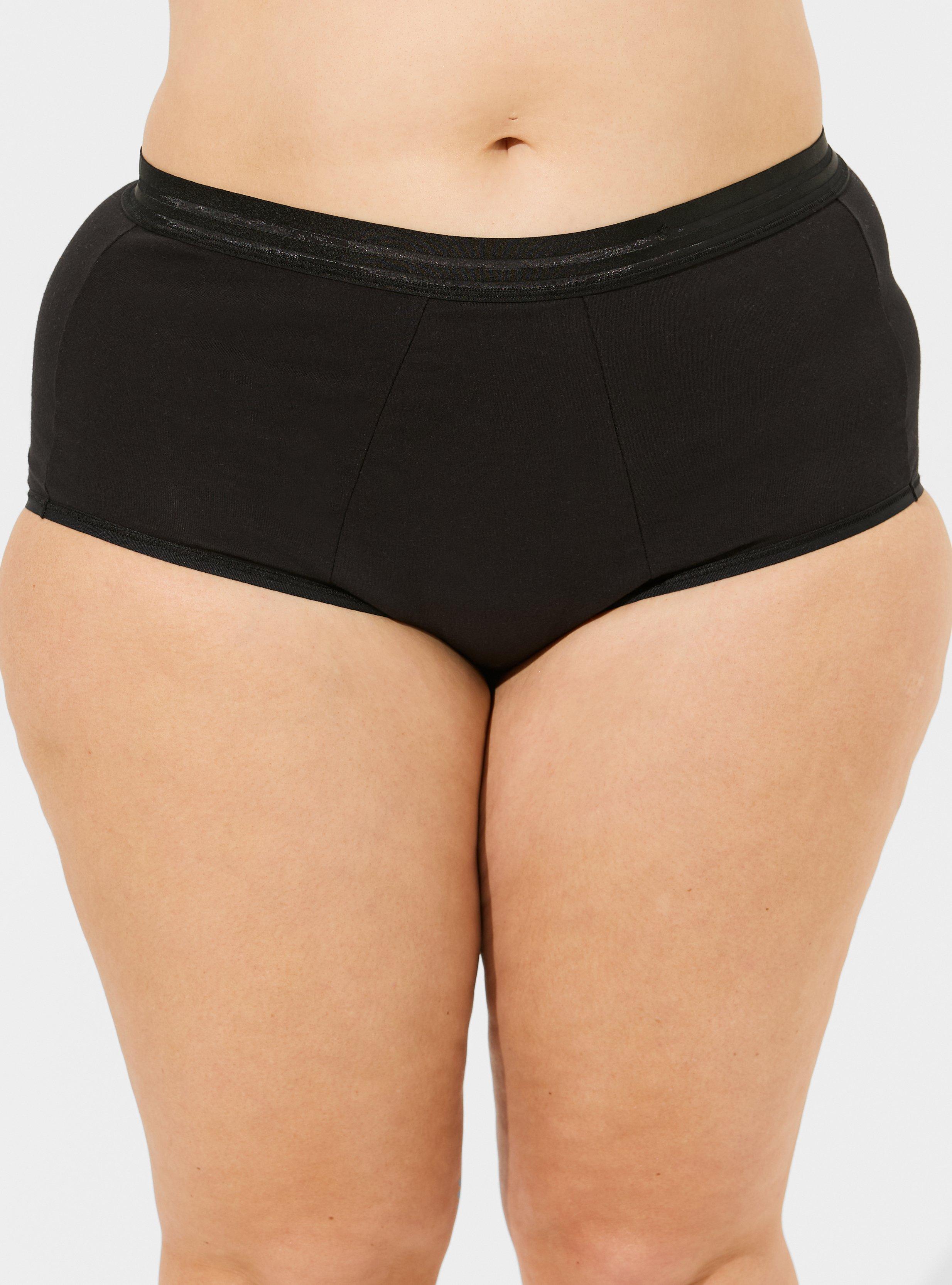 Plus Size - Leakproof Cotton High Rise Shortie Panty - Torrid