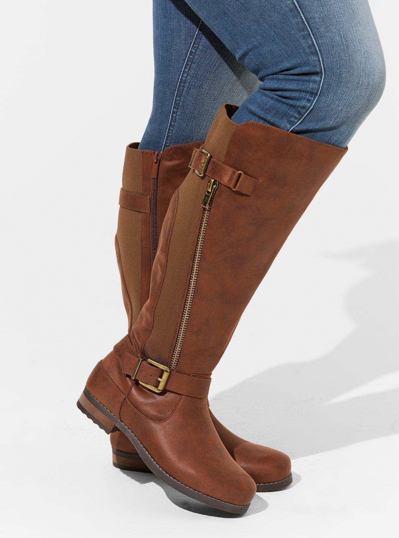 Side Buckle Knee Boot (WW