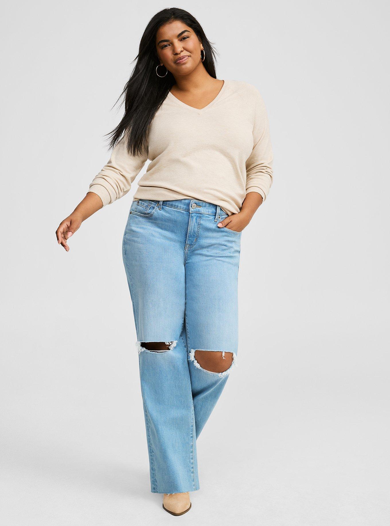 Everyday Soft V-Neck Raglan Sleeve Sweater