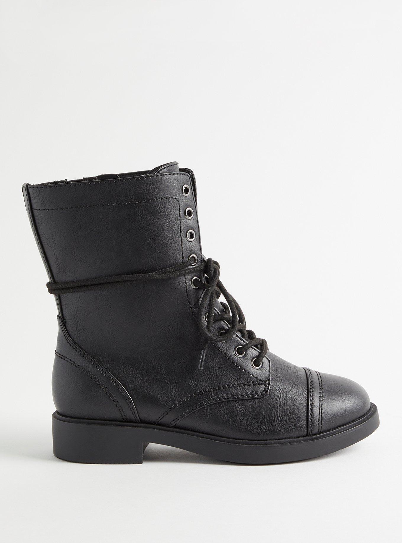 Laceup Flat Combat Boot (WW)
