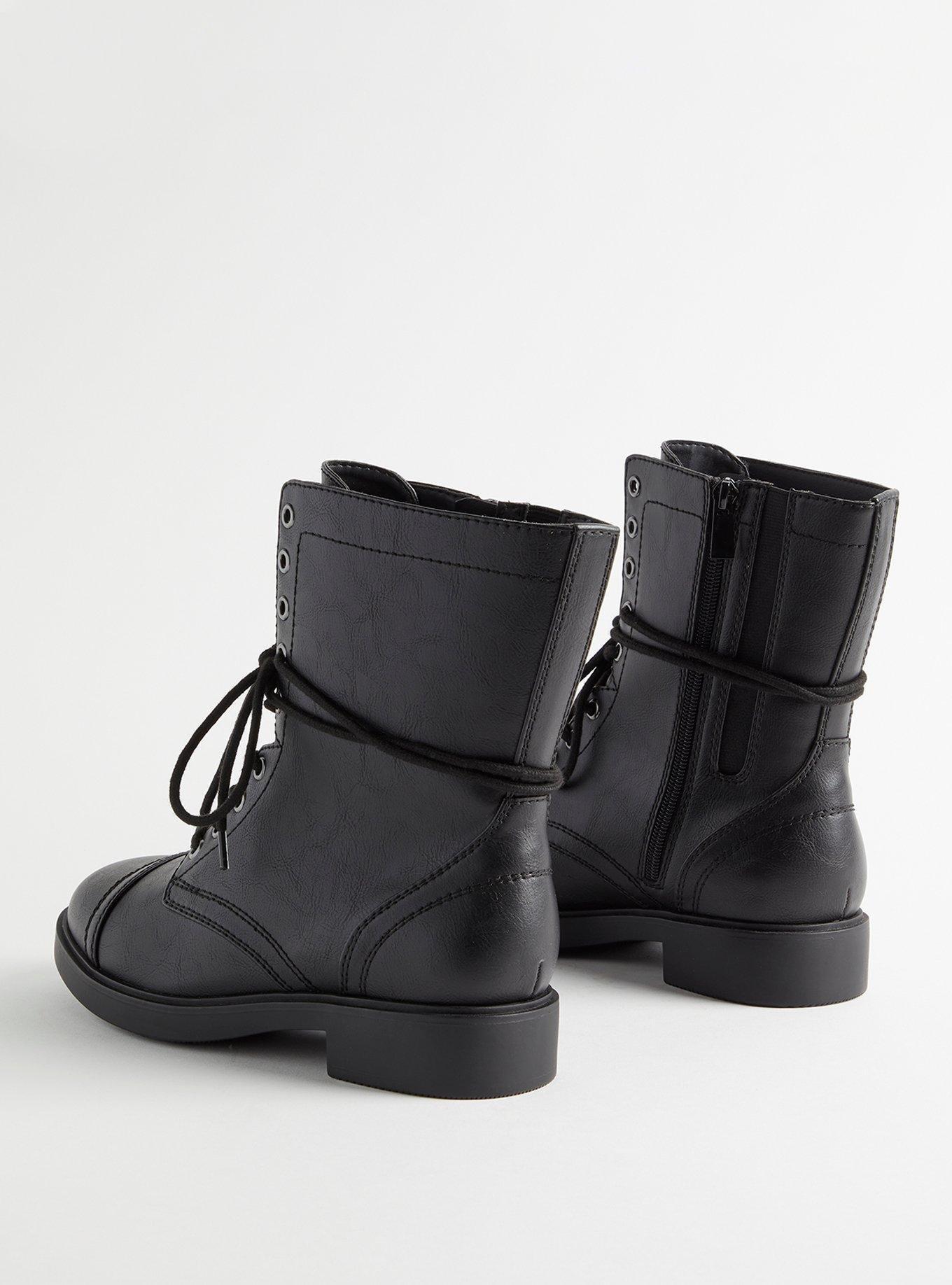 Laceup Flat Combat Boot (WW)