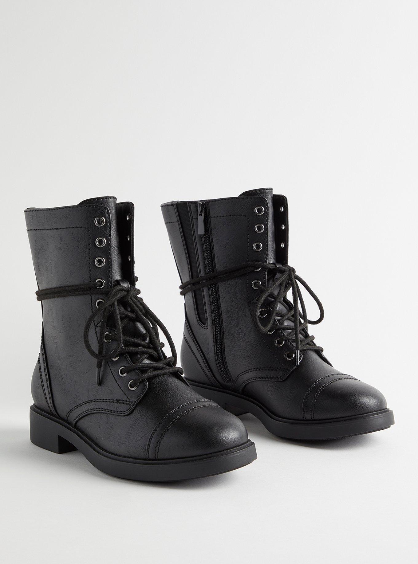 Laceup Flat Combat Boot (WW