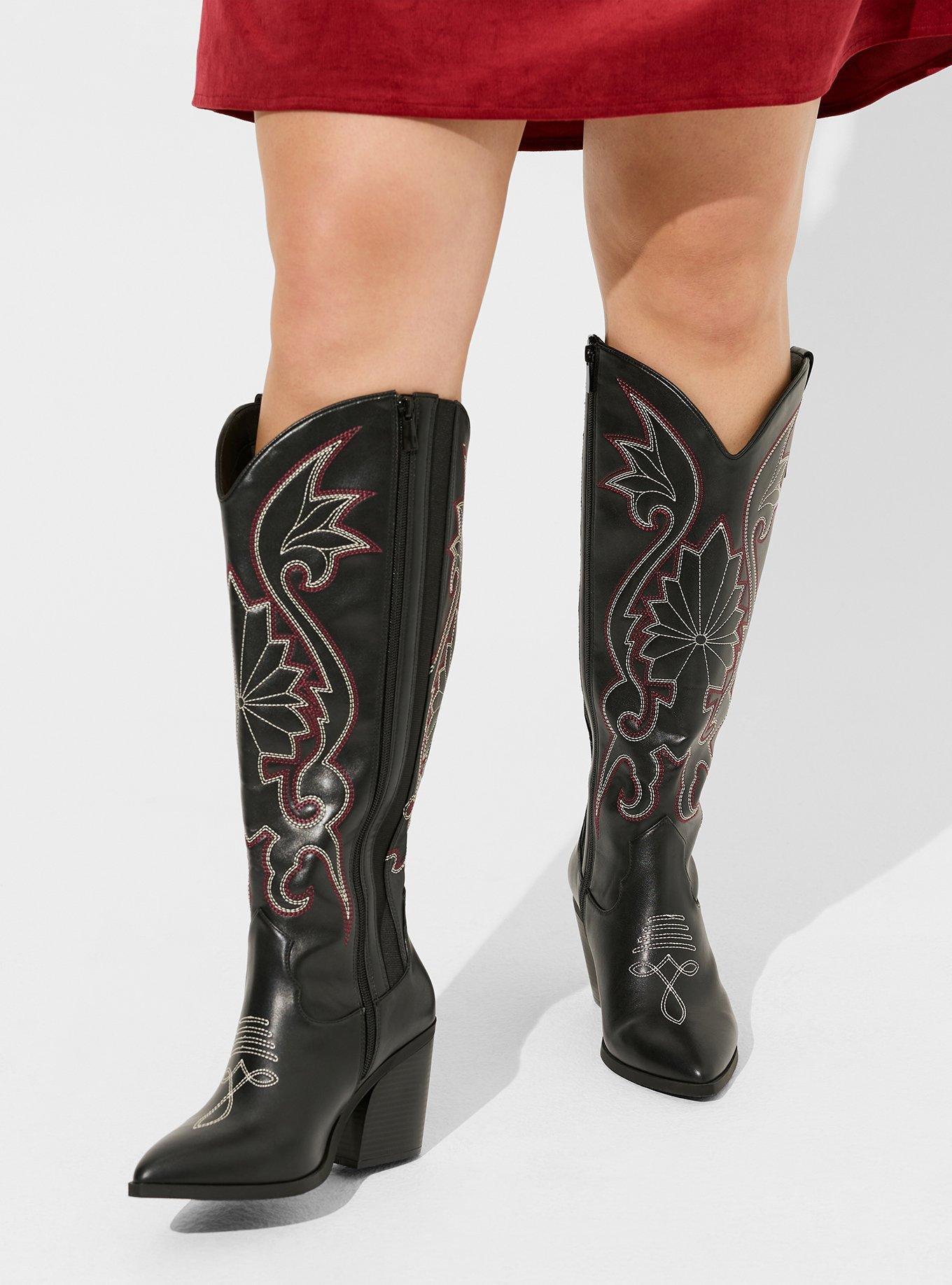 Plus size hot sale cowgirl boots