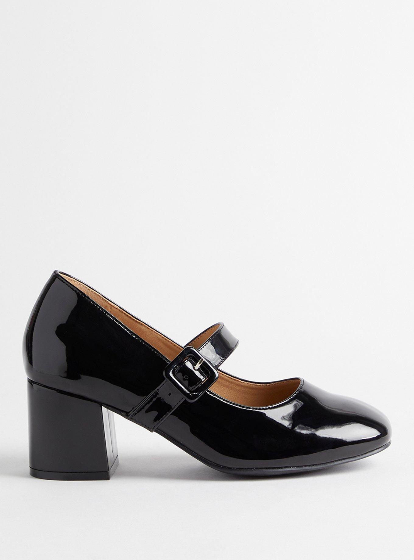 Square Toe Mary Jane Heel (WW)