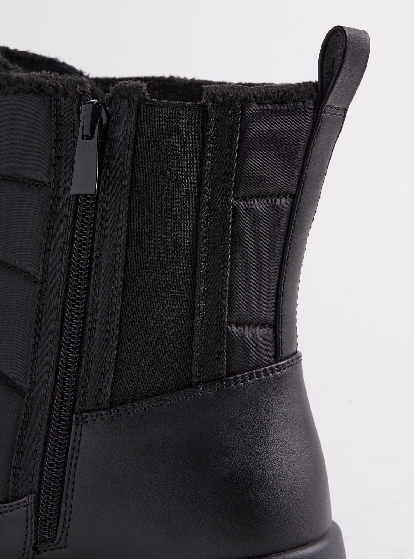 Front Zip Cold Weather Bootie (WW), BLACK, alternate