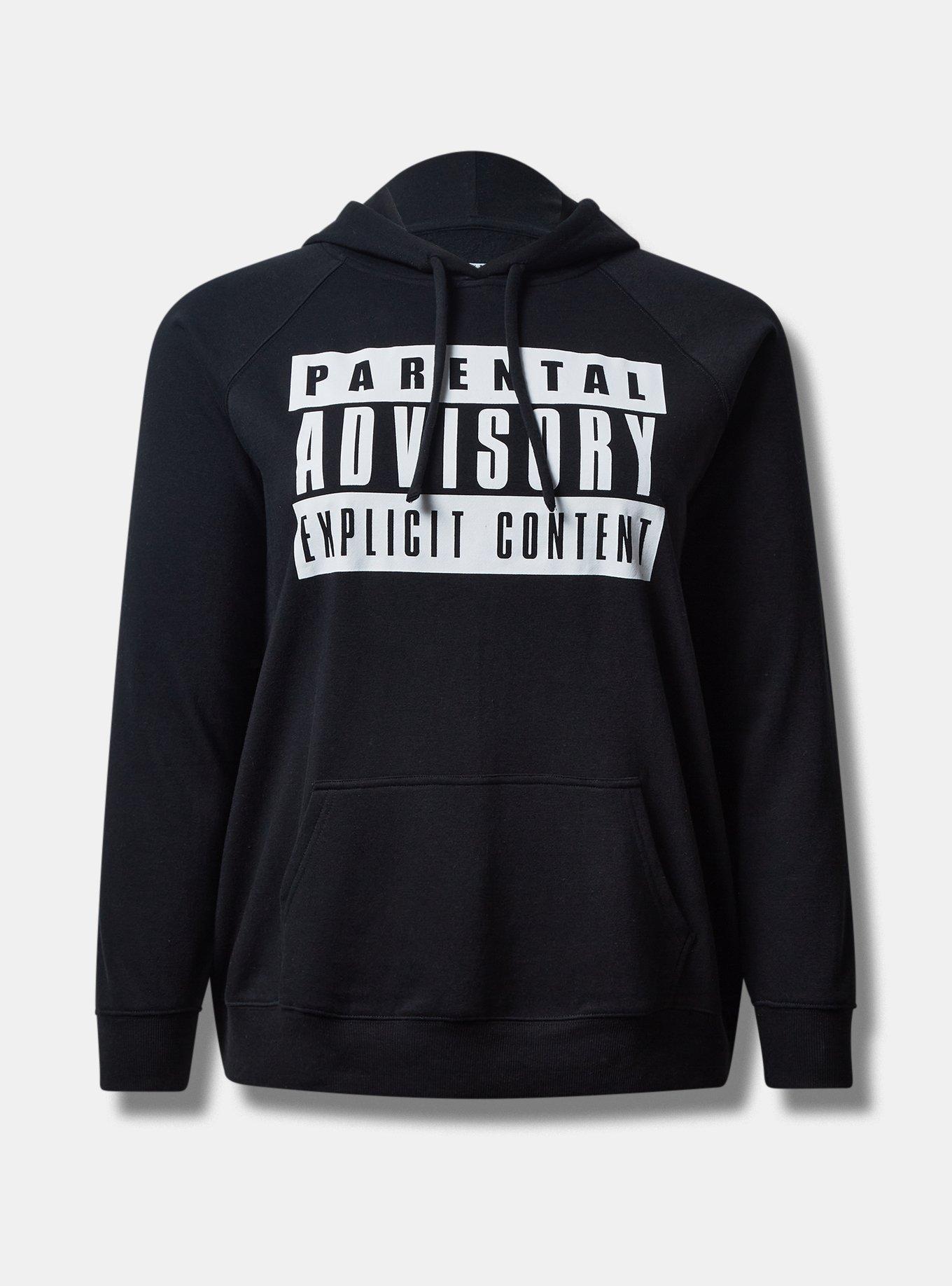 Plus Size Parental Advisory Cozy Fleece Hoodie Torrid - Main Image