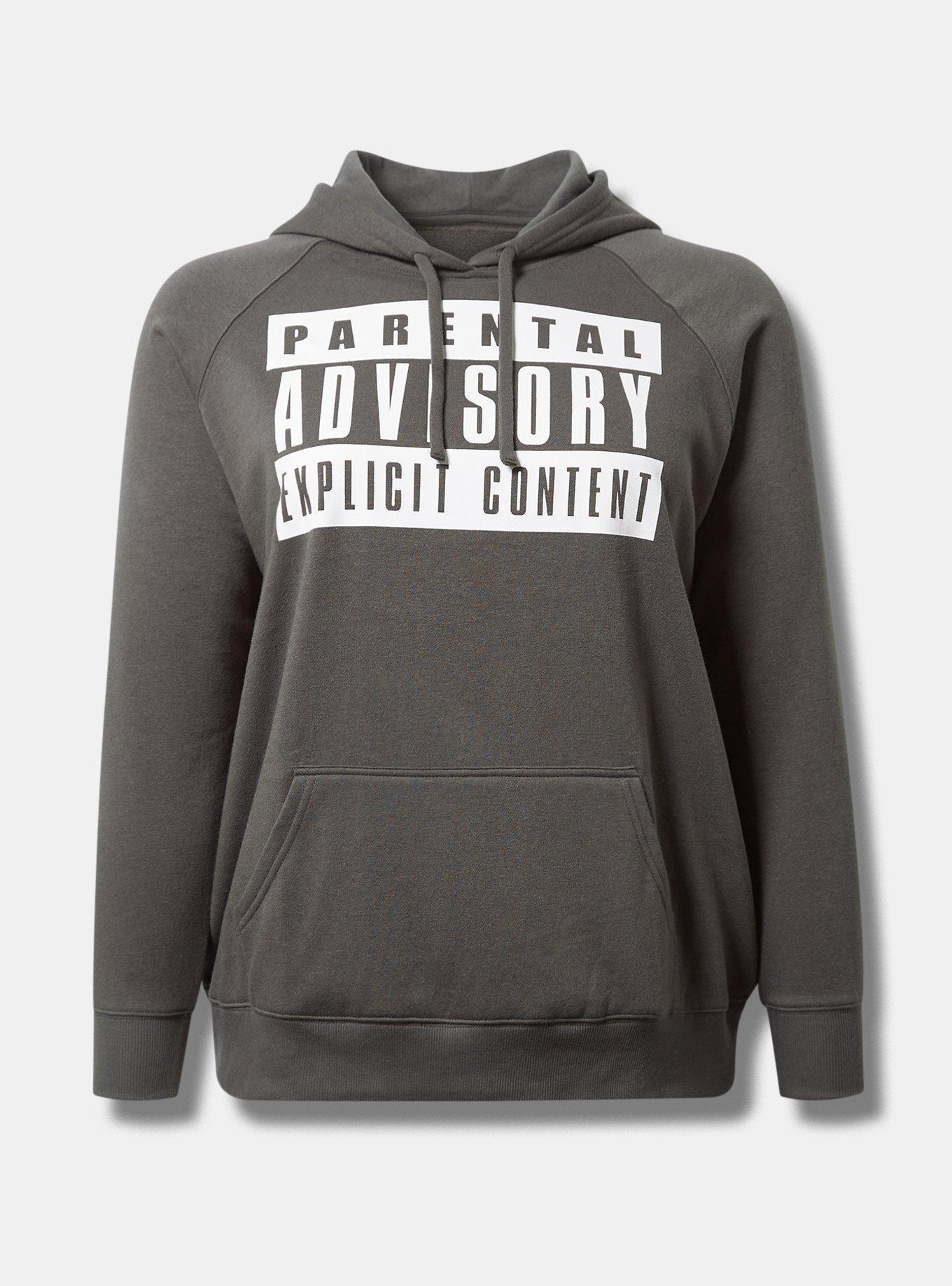 Plus Size Parental Advisory Cozy Fleece Hoodie Torrid