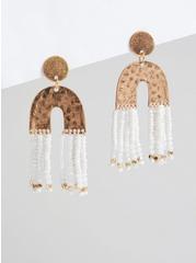 Beaded Arch Statement Earring, , hi-res