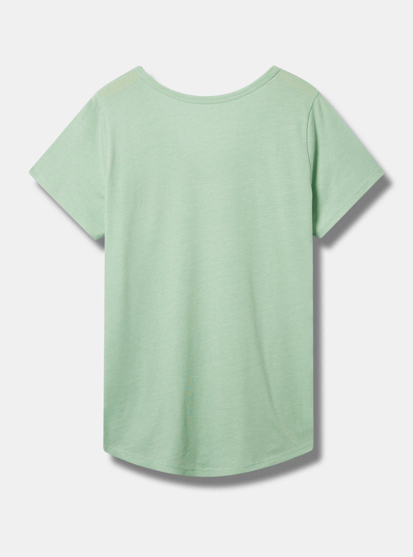 Watermelon Girlfriend Classic Fit V-Neck Tee, HEMLOCK, alternate