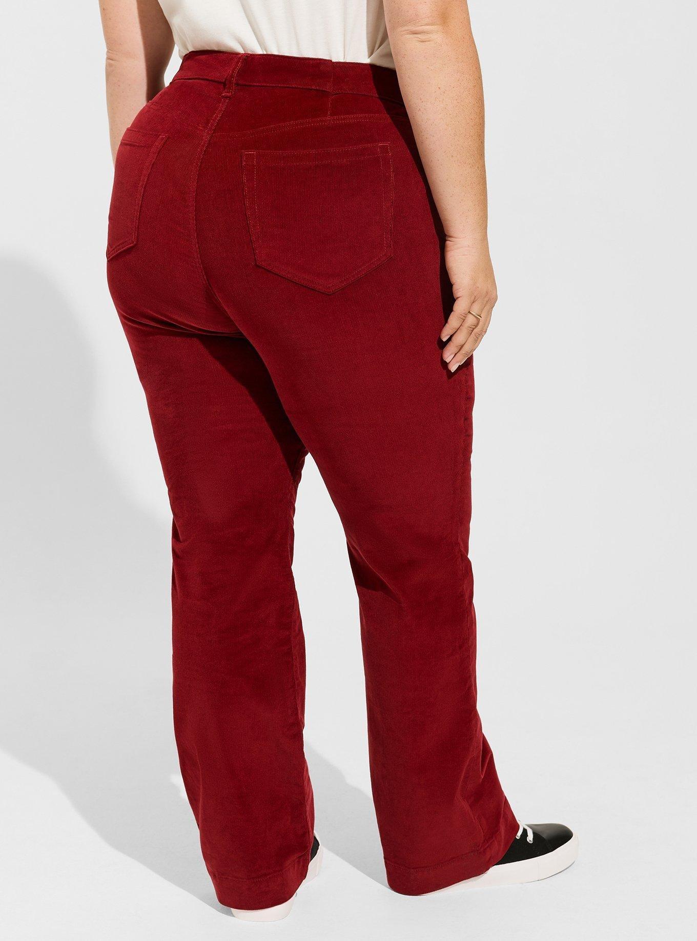 High-Rise Corduroy Slimming Leggings