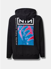 Nine Inch Nails Cozy Fleece Hoodie, DEEP BLACK, hi-res