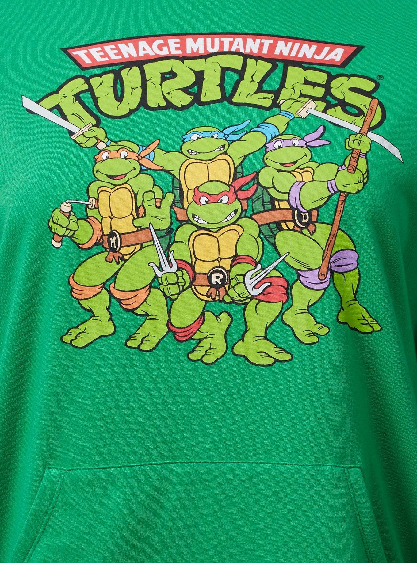 Plus Size - Teenage Mutant Ninja Turtles Cozy Fleece Drop Shoulder Hoodie -  Torrid