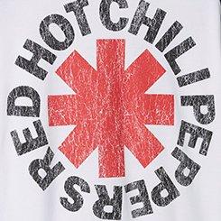 Red Hot Chili Peppers Classic Fit Cotton Raglan Tee, BRIGHT WHITE, swatch