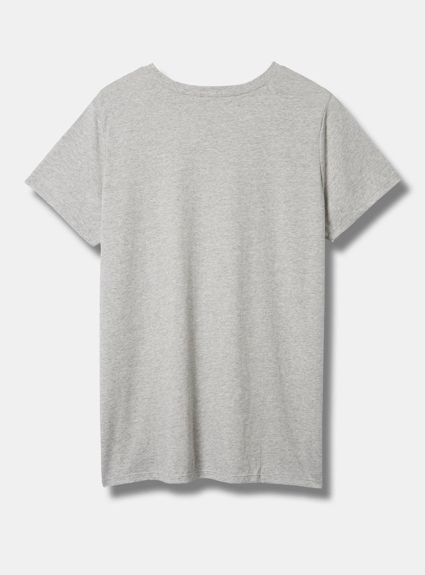 Oui Classic Fit Cotton Crew Neck Tee