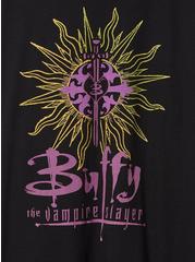 Buffy The Vampire Slayer Classic Fit Cotton Crew Tee, DEEP BLACK, alternate