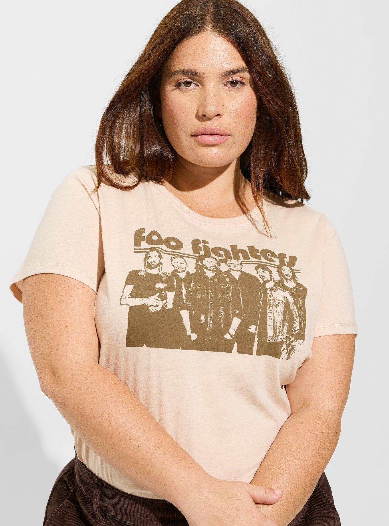 Foo fighters t 2025 shirt plus size