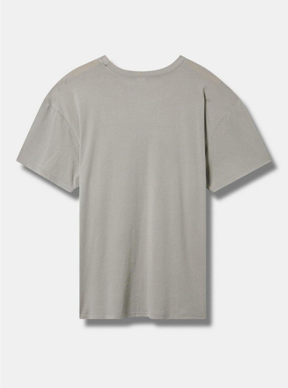 Lady Gaga Relaxed Fit Cotton Boxy Tee, GREY, alternate