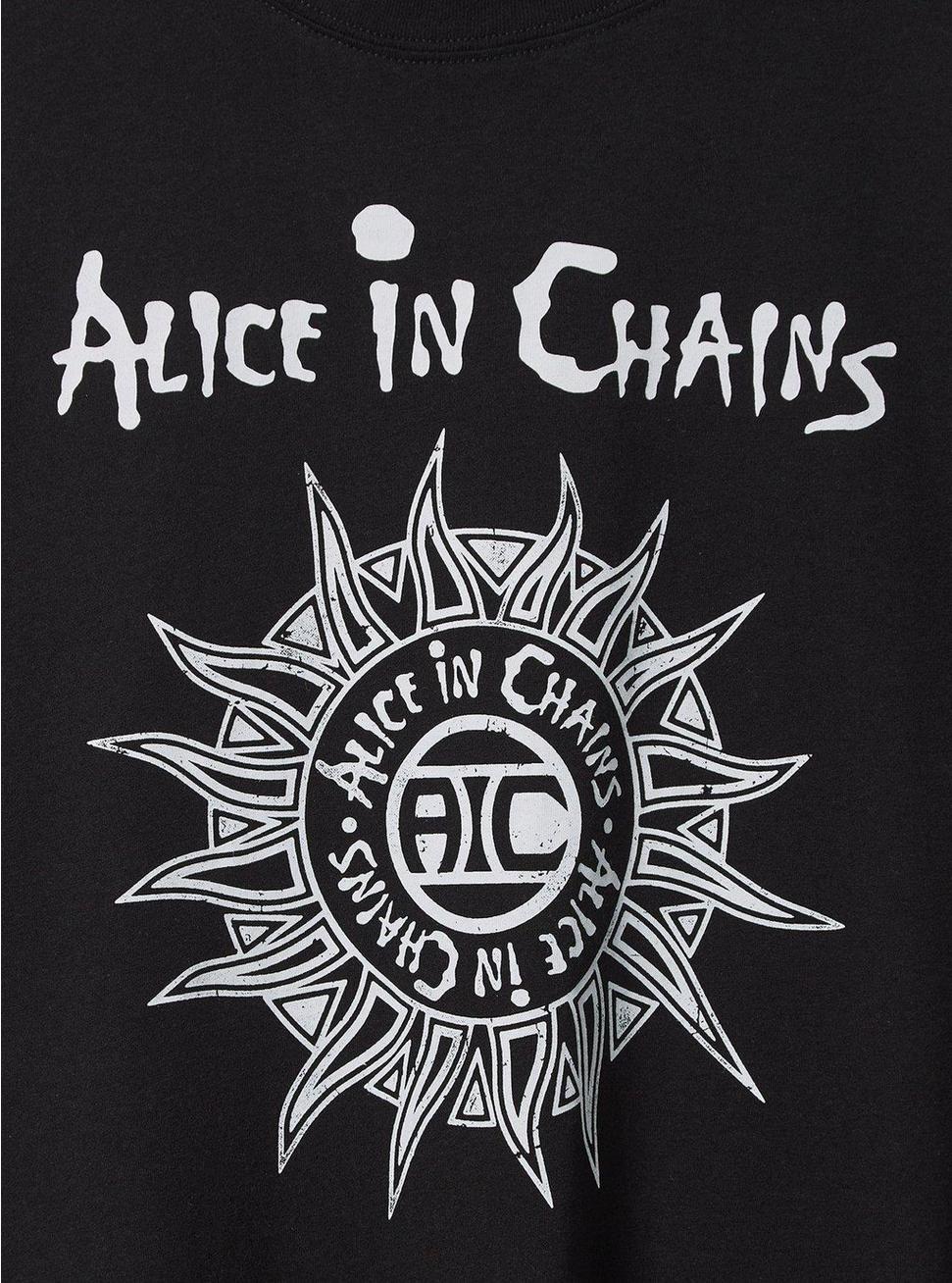 Alice In Chains Relaxed Fit Boxy Tunic Tee, DEEP BLACK, alternate