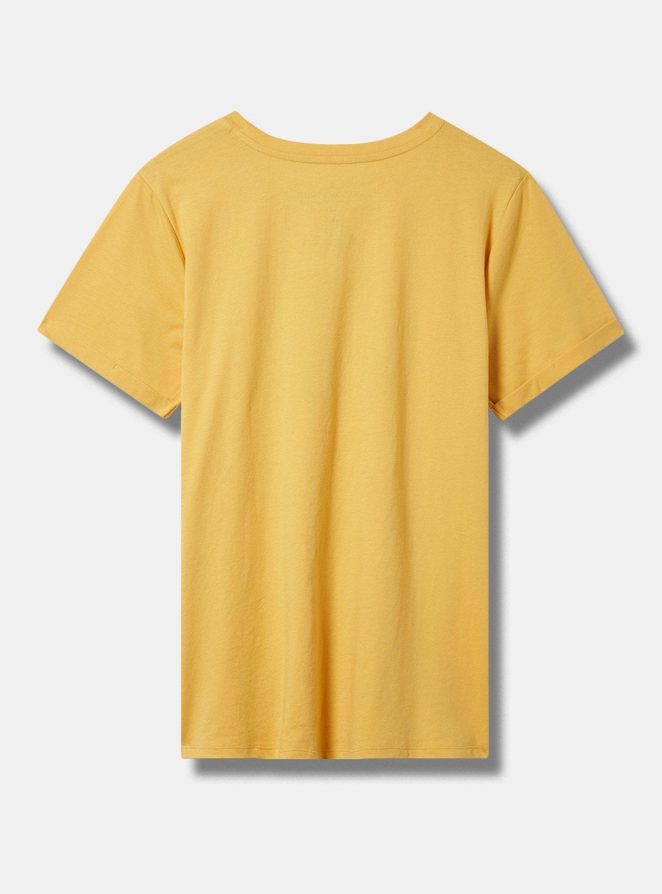 Yellowstone Classic Fit Cotton Roll Sleeve Tee, YELLOW, alternate