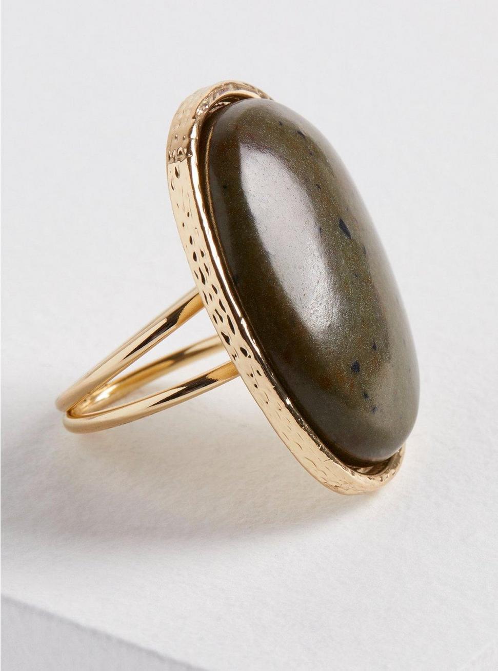 Stone Statement Ring, GOLD, alternate