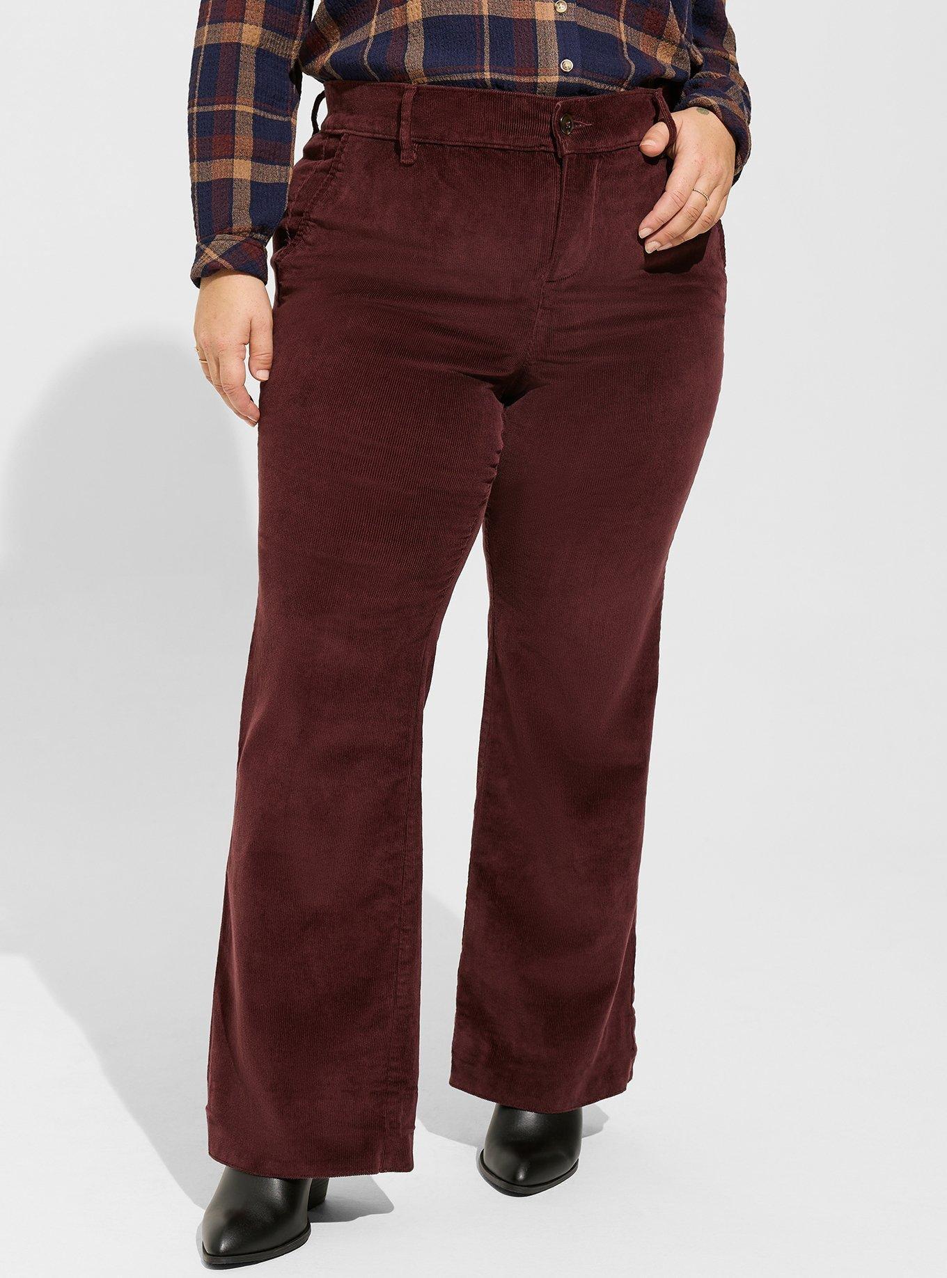 Plus Size - Comfort Flex Trouser Boot Corduroy High-Rise Jean - Torrid