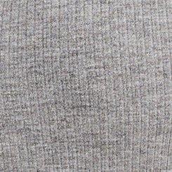 Super Soft Rib Scoop Neck Hook and Eye Long Sleeve Top, HEATHER GREY, swatch